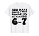 How Many Nights Reading 6 7 Funny Groovy Meme Quote T-Shirt