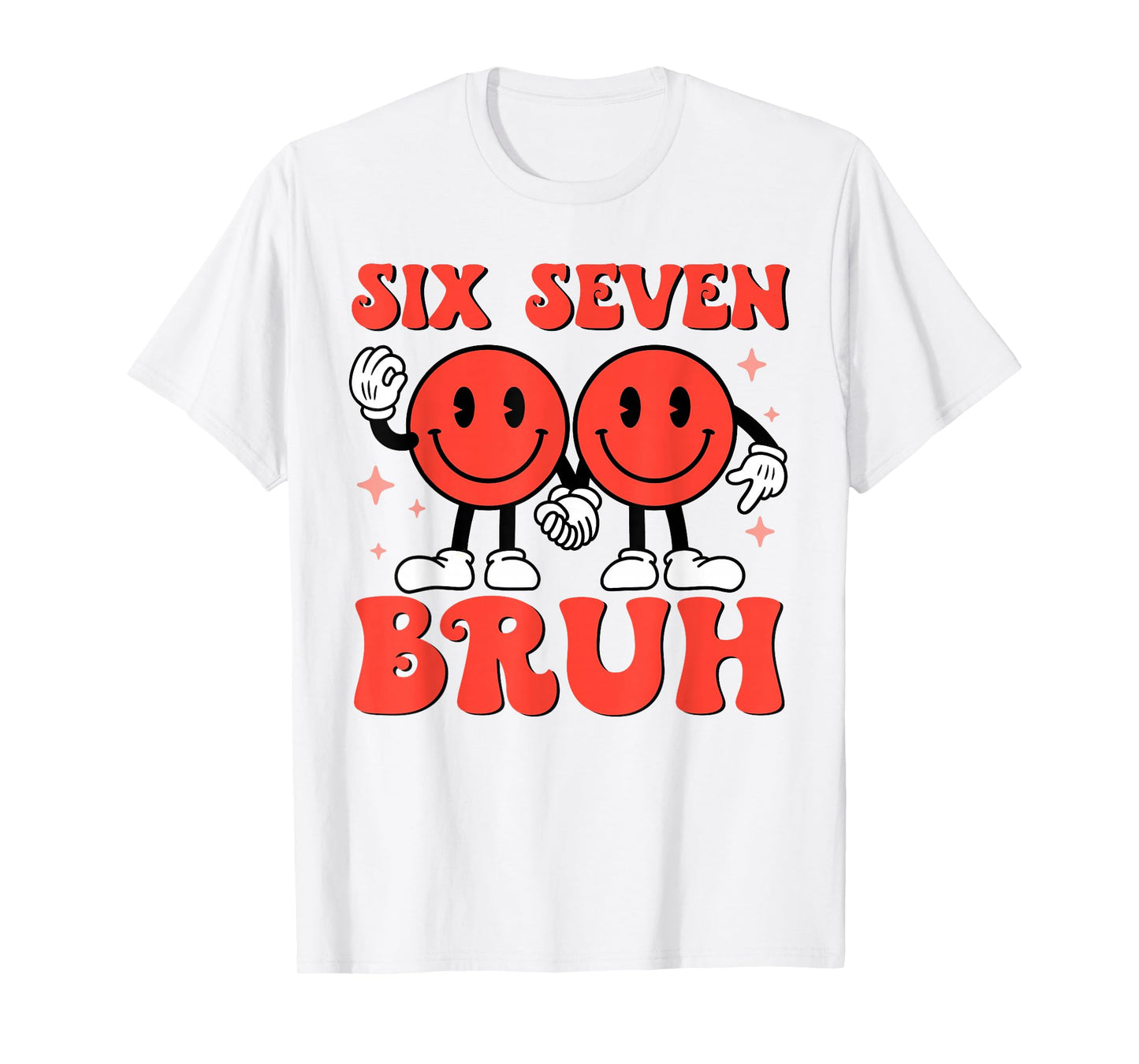 Valentine’s Day Funny 67 Meme Six Seven 6 7 Valentine Hearts T-Shirt