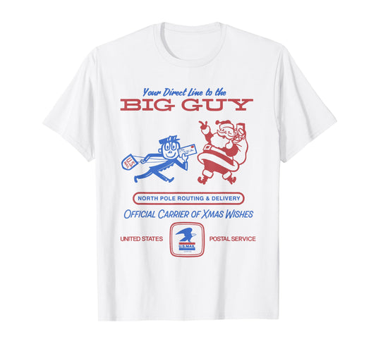 USPS Official Carrier of Xmas Wishes Christmas Delivery T-Shirt