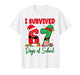 I Survived 67 Days of School Christmas Teachers Students T-Shirt