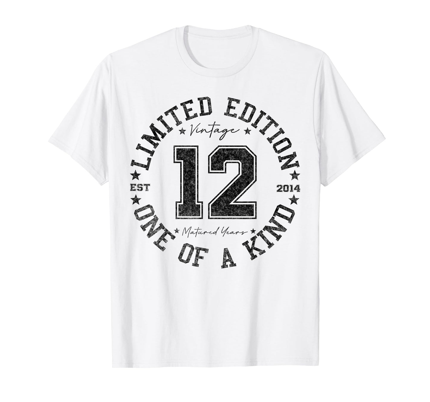 12 Year Old Gifts Vintage 2014 Limited Edition 12th Birthday T-Shirt