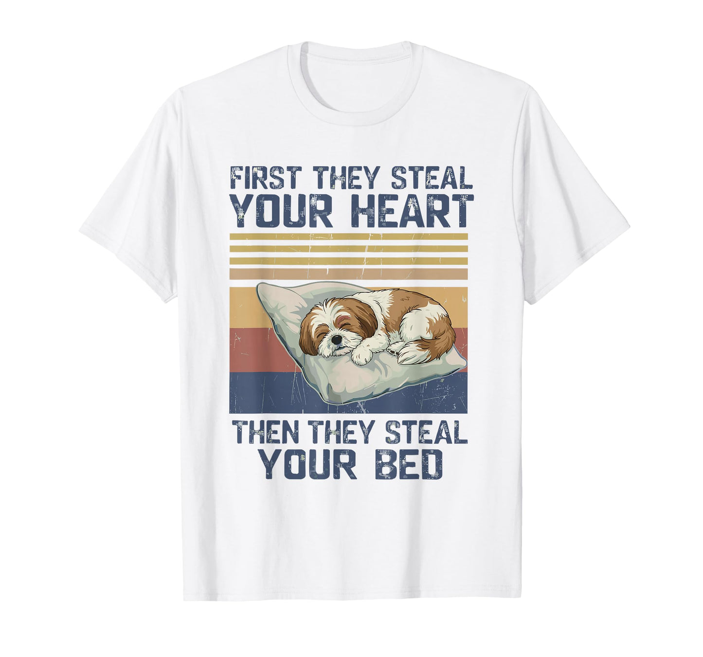 Funny Shih Tzu Pet Lovers Dog Owner Men Women T-Shirt