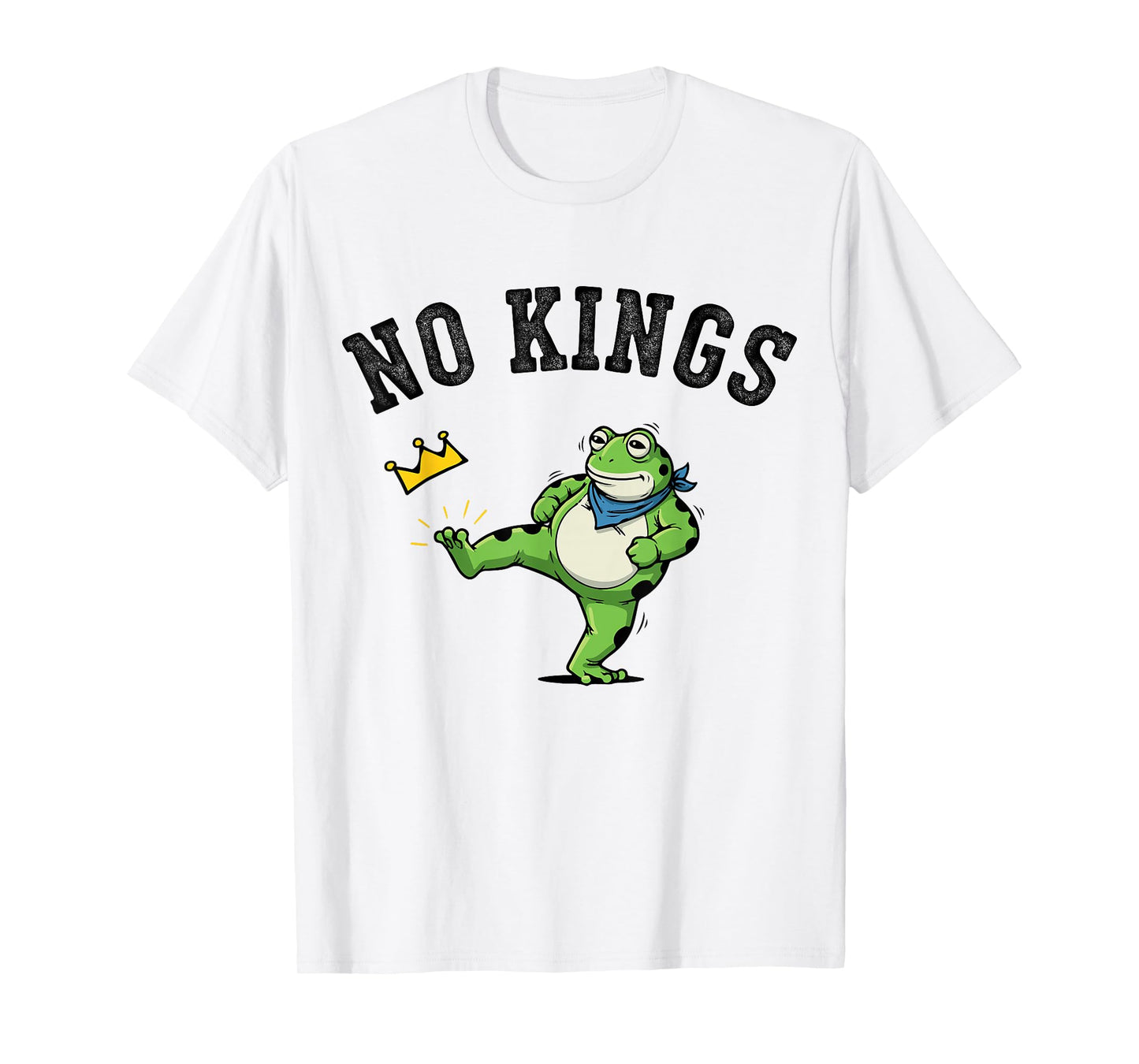 Frog Protest No Kings in America Since 1776 Resist Portland T-Shirt