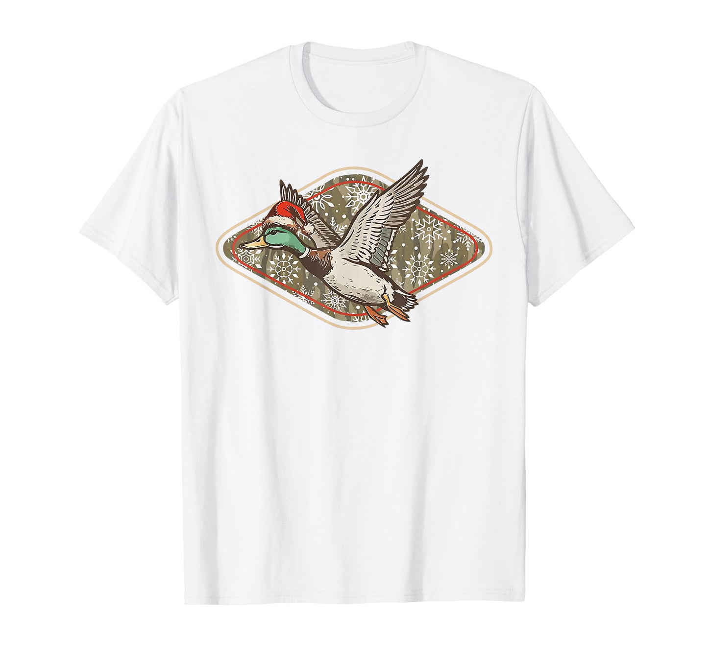 Christmas Mallard Duck Hunting Season Boys Kids Toddlers T-Shirt