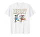 Disney Mickey and Friends Merry Christmas Ice Skating Duo T-Shirt