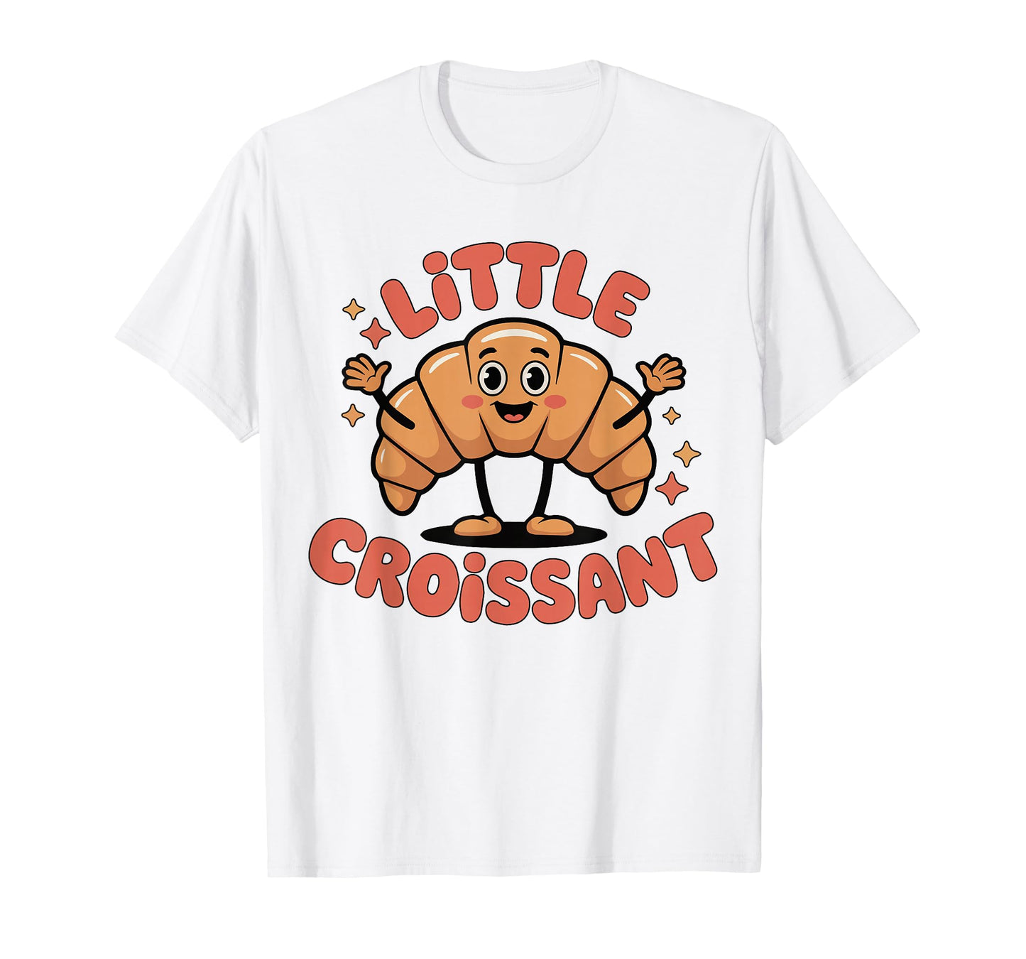 Toddler Croissant French Outfit Baby Funny France Food Kids T-Shirt