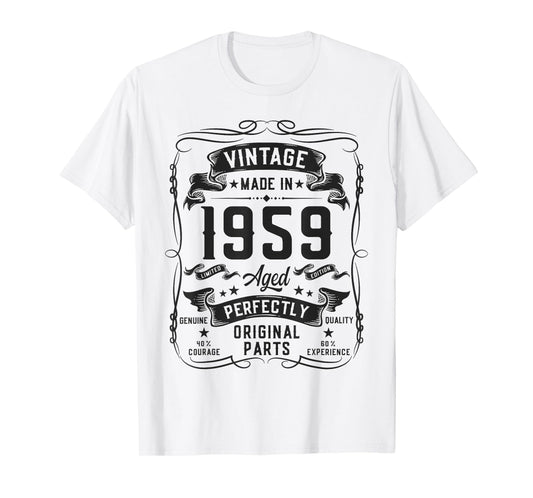 Vintage 1959 67yr 67th Birthday Gifts for Men 67 Years Old T-Shirt