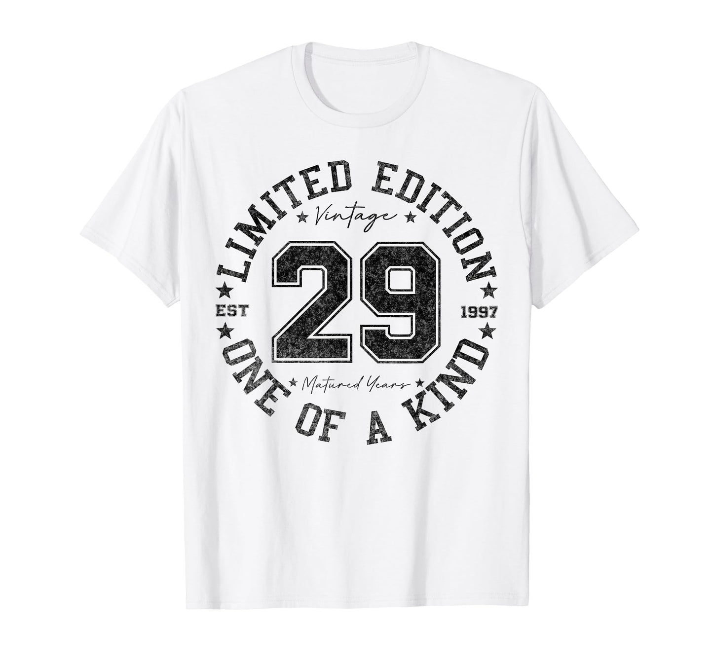 29 Year Old Gifts Vintage 1997 Limited Edition 29th Birthday T-Shirt