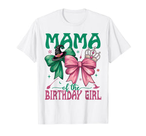 Mama of The Birthday Girl Matching Witch Family Bday Part T-Shirt