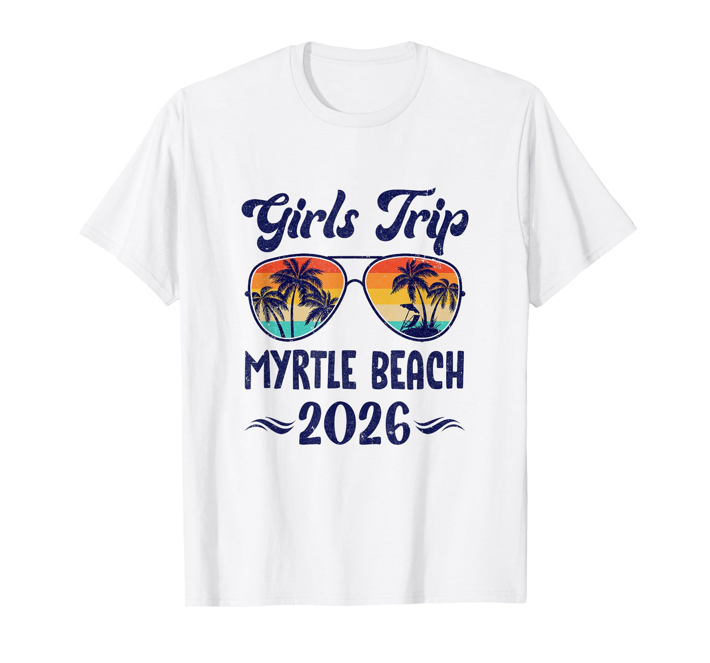 Myrtle Beach Girls Trip Beach Vacation 2026 Matching Group T-Shirt