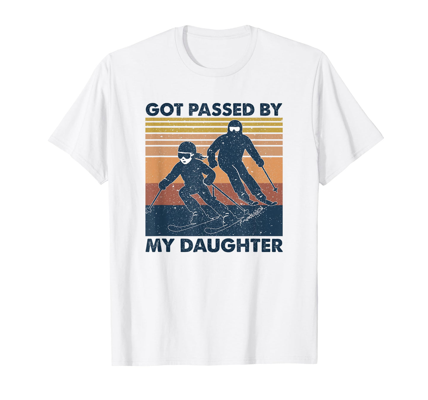 Got Passed by My Daughter Funny Skiing T-Shirt
