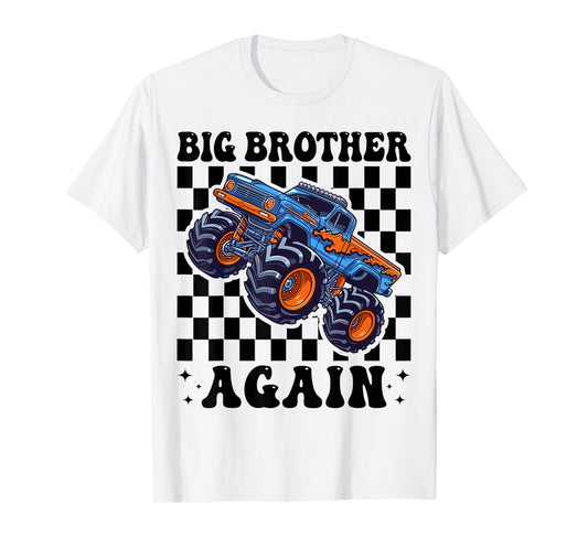 Big Brother Again 2026 Announcement Monster Truck Boys Boy T-Shirt