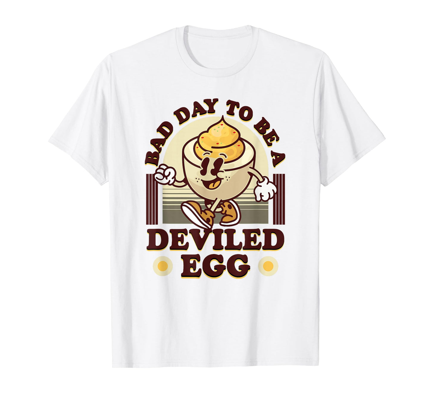 Bad Day to Be a Deviled Egg Funny Thanksgiving Eggs Dinner T-Shirt
