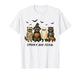 Racoon Halloween Costume Skeleton Ghost Witch Horror T-Shirt