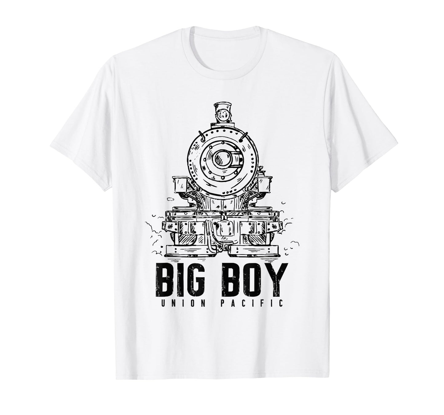 Big Boys Union Pacific Types of Trains Locomotives Apparel T-Shirt