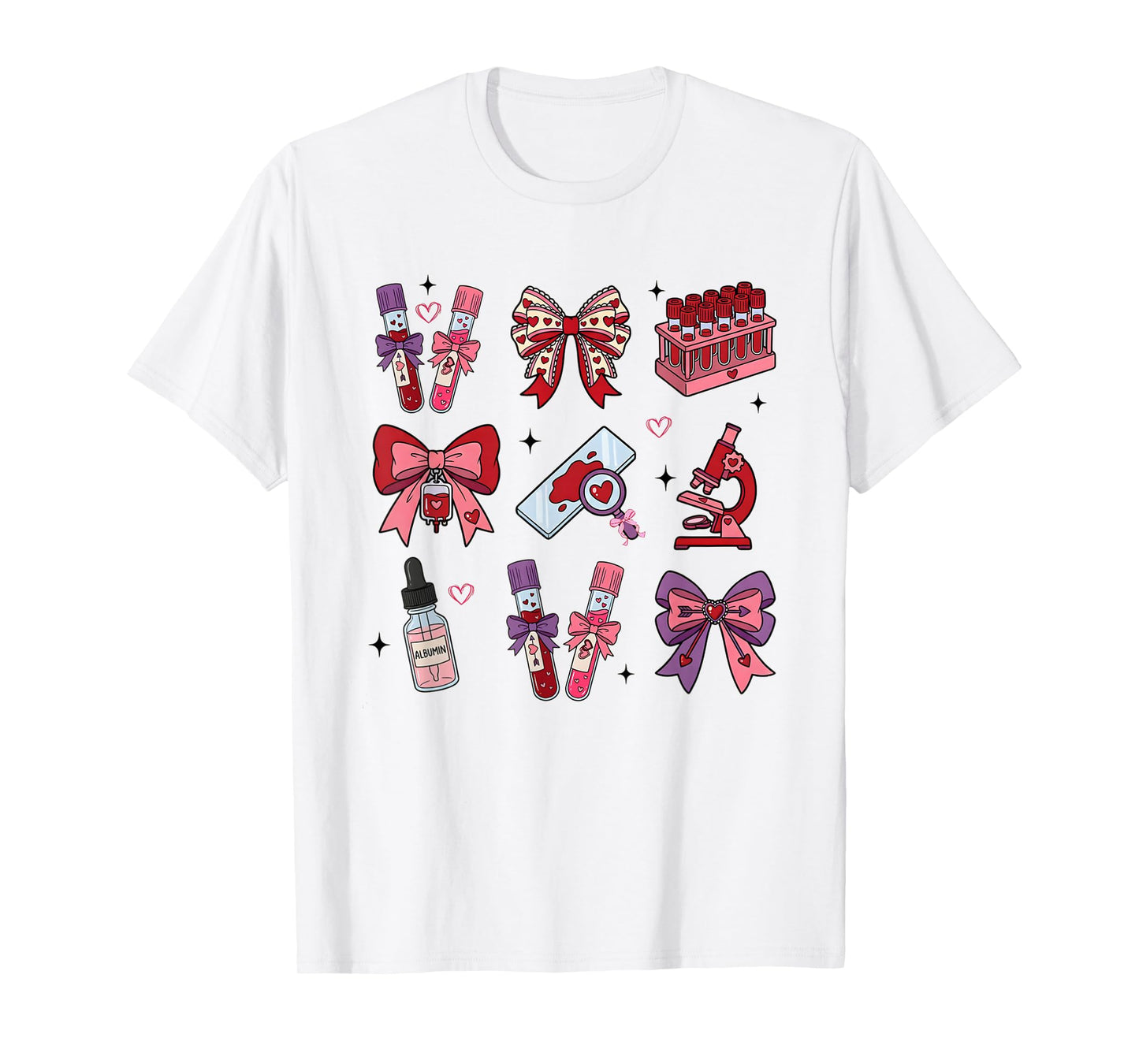 Lab Tech Valentine's Day Laboratory Scientist Hematology T-Shirt