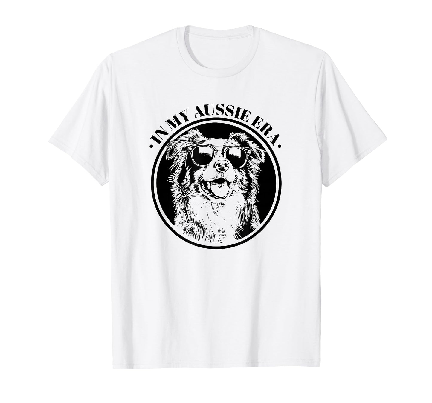 in My Aussie Era Blue Merle Australian Shepherd Lover T-Shirt