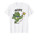 White Portland Frog Tee No Kings Shirt Men Women No Kings T-Shirt