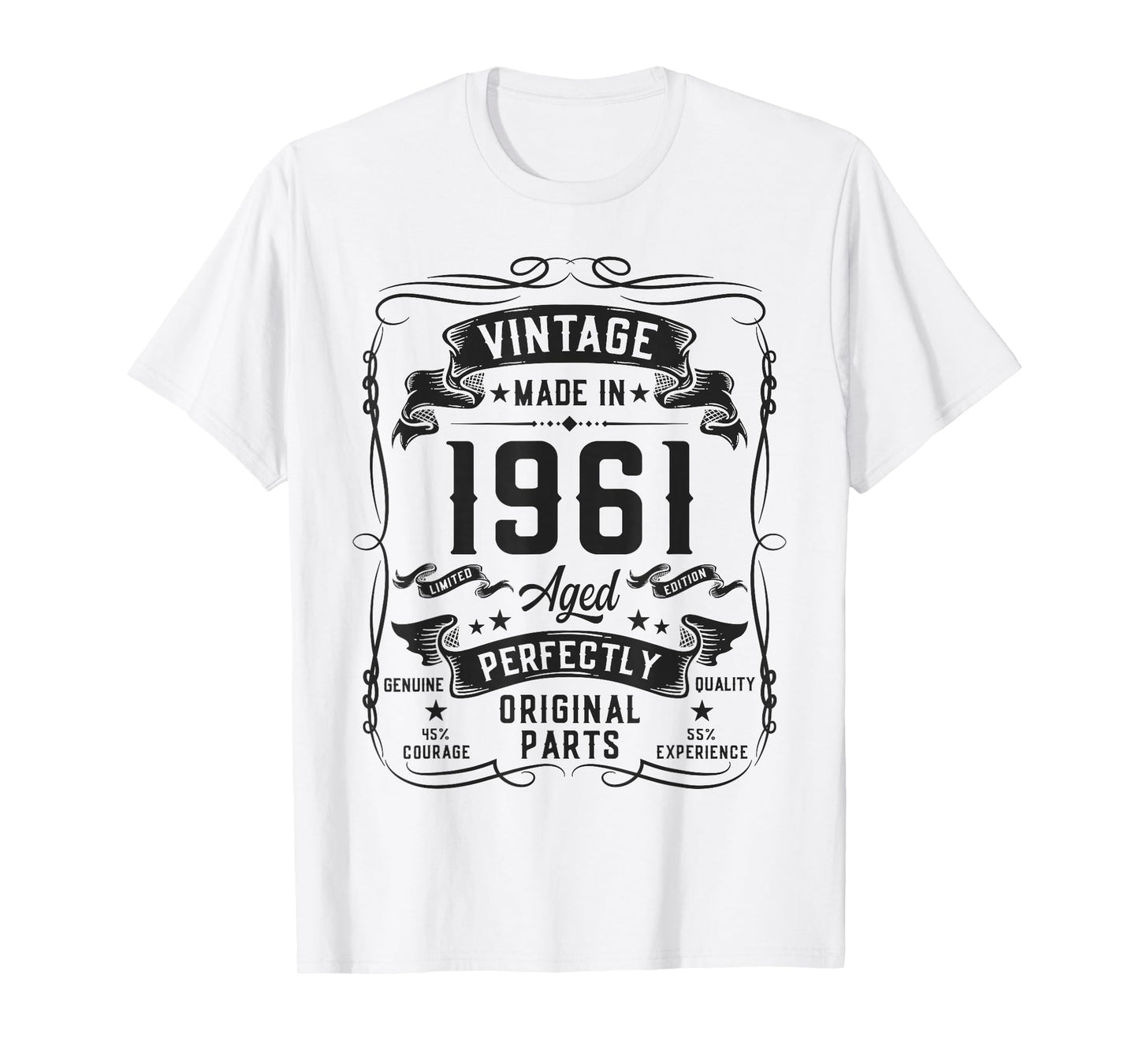 Vintage 1961 65yr 65th Birthday Gifts for Men 65 Years Old T-Shirt