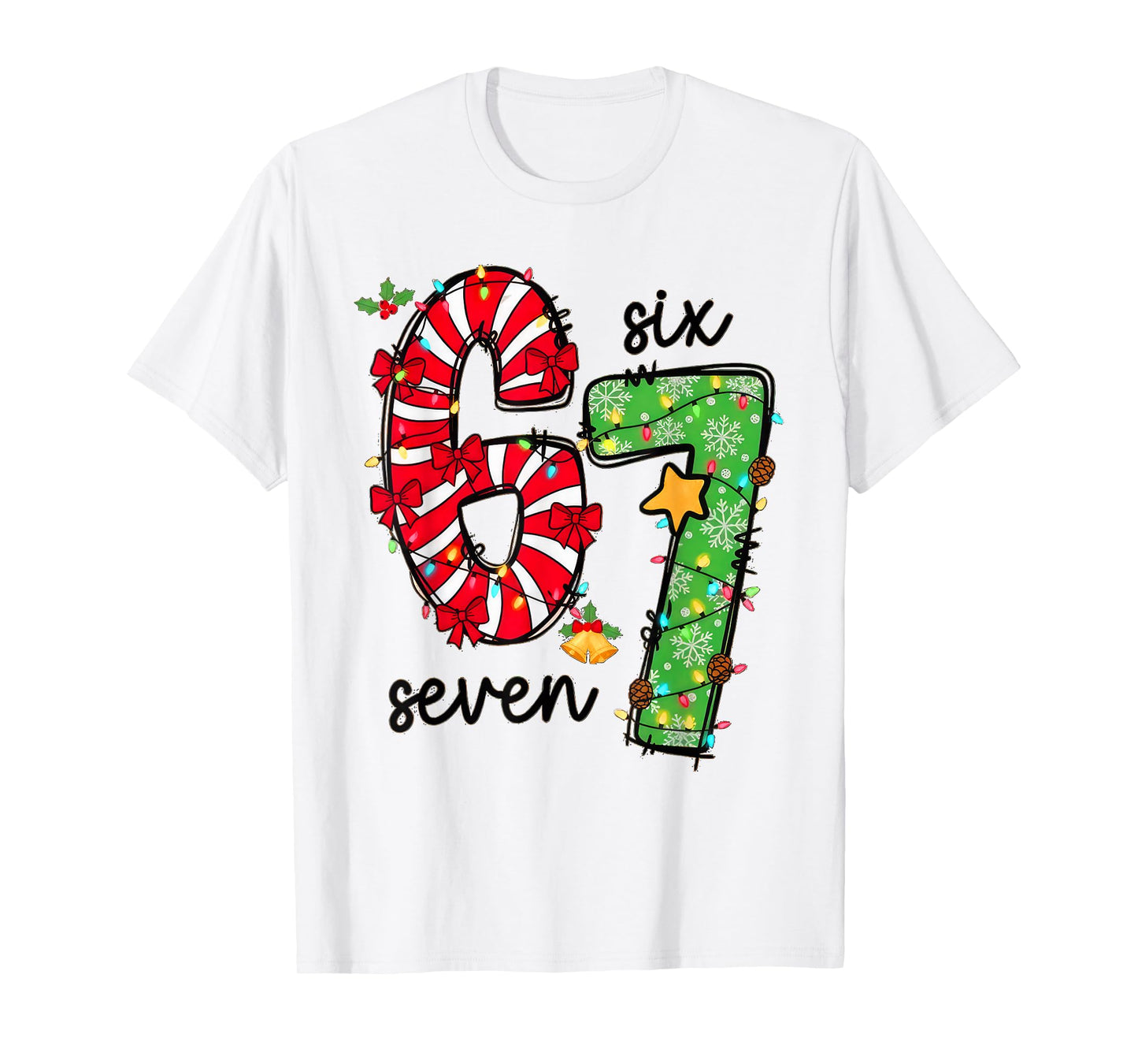 67 Meme Six Seven for Kids Women Men Boys Girls Christmas T-Shirt