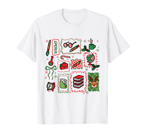Christmas Teacher Squad Festive Holiday Xmas Teaching Women T-Shirt