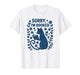 Sorry I'm Booked Cat Reading Book Boho Flowers Vintage T-Shirt