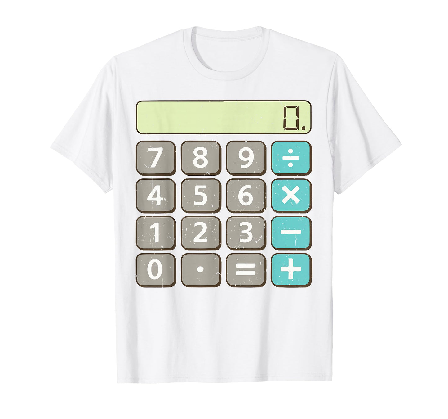 Kids & Adult Calculator Halloween Costume Math Teacher Funny T-Shirt