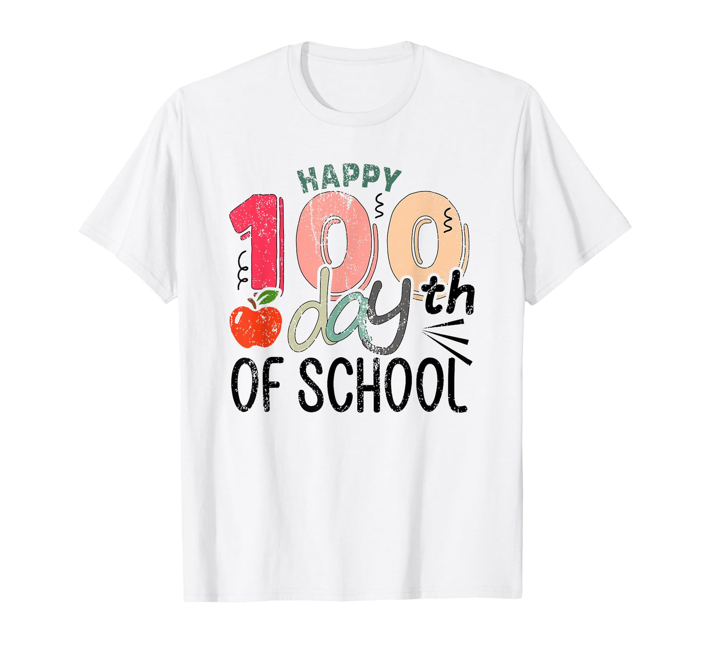 Happy 100th Day of School Student Design, 100 Days of School T-Shirt