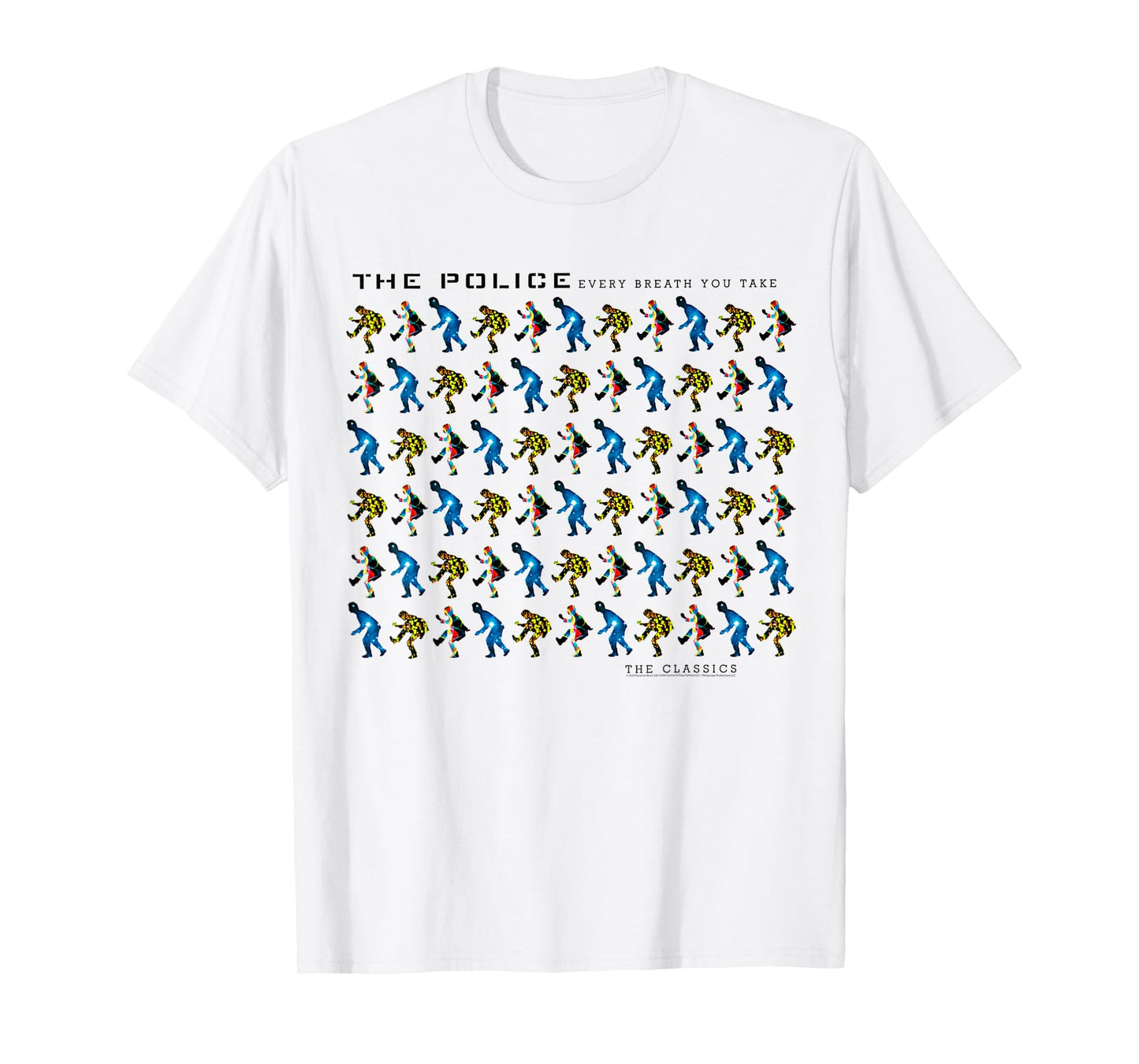 Official The Police Every Breath You Take Iconic Band T-Shirt