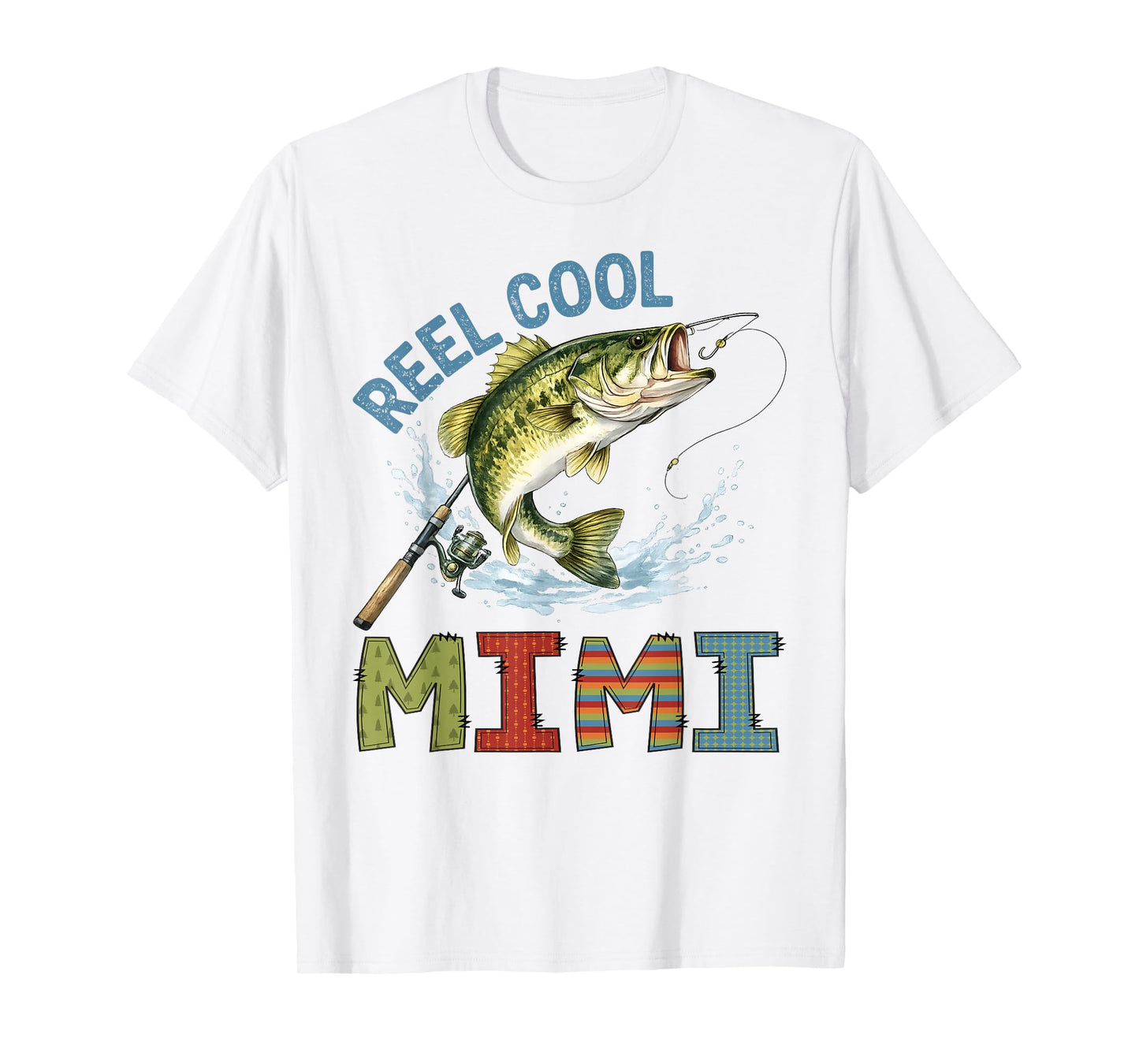 Reel Cool Mimi Fishing Gifts Mimi Birthday Vintage T-Shirt
