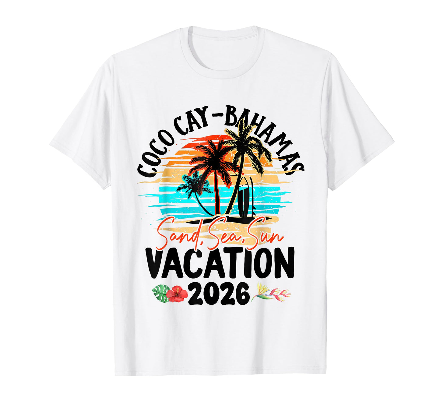Coco Cay Bahamas 2026 Vacation Beach Matching Family Group T-Shirt