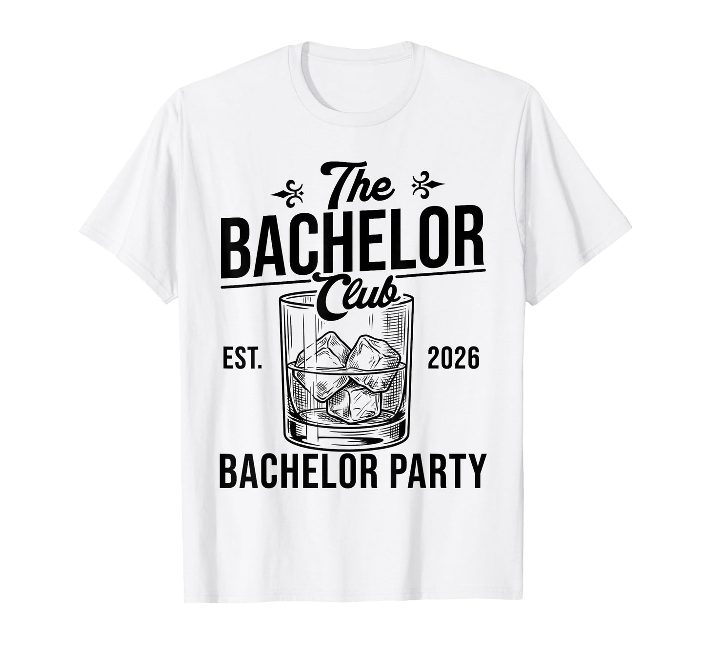 Vintage Bachelor 2026 Bachelor Party Engagement Men Costume T-Shirt