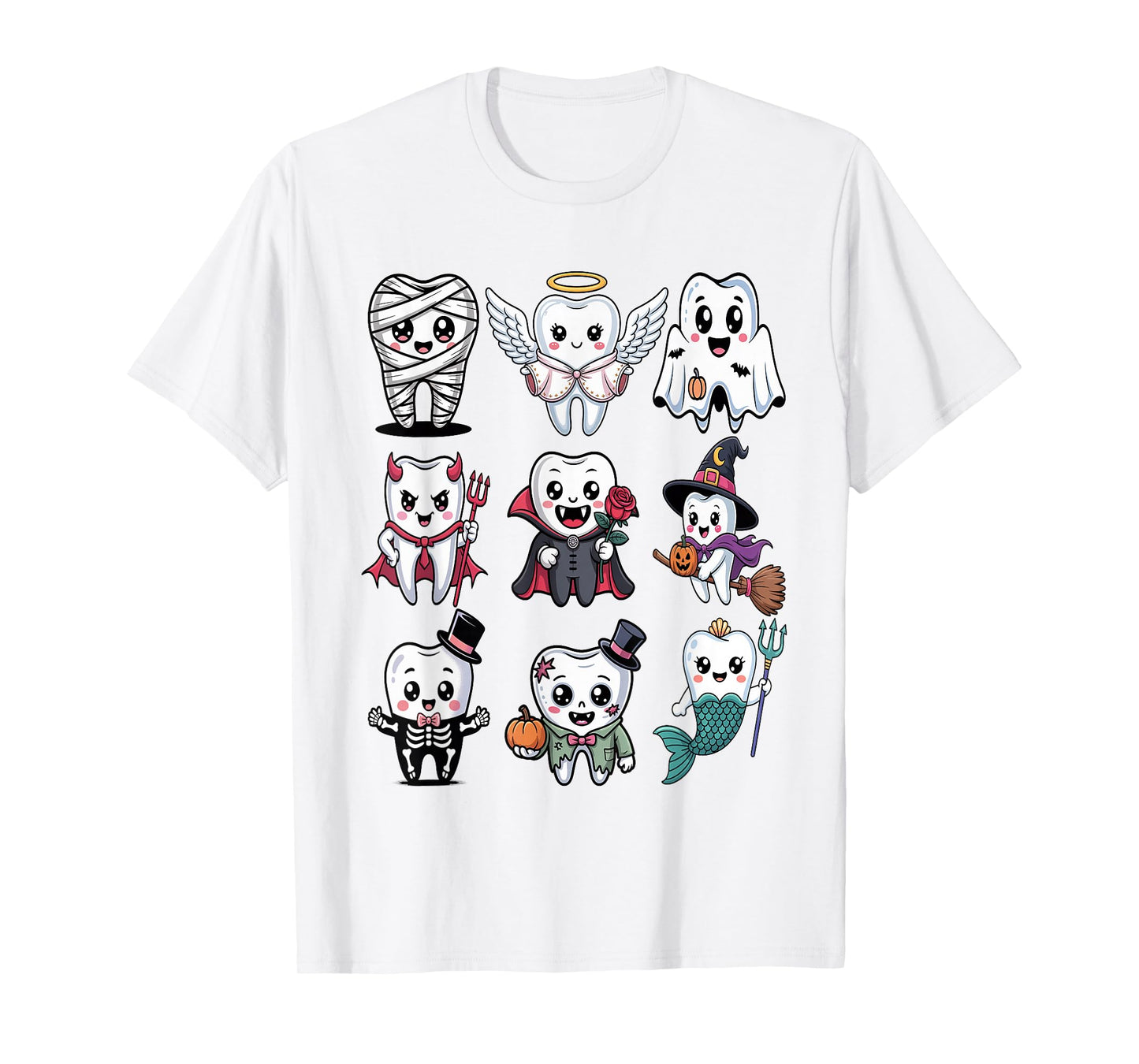 Halloween Dentist T-Shirt - Cute Spooky Tooth Costume Group T-Shirt