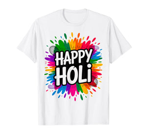 Happy Holi Festival India Hindu Colors Men Women Kids Gifts T-Shirt