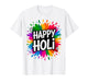 Happy Holi Festival India Hindu Colors Men Women Kids Gifts T-Shirt