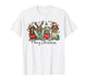 Merry Christmas Dachshund Dog Xmas Holiday Pet Lover T-Shirt