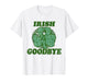 Irish Goodbye Leprechaun with Beer Shamrock St Patrick's Day T-Shirt