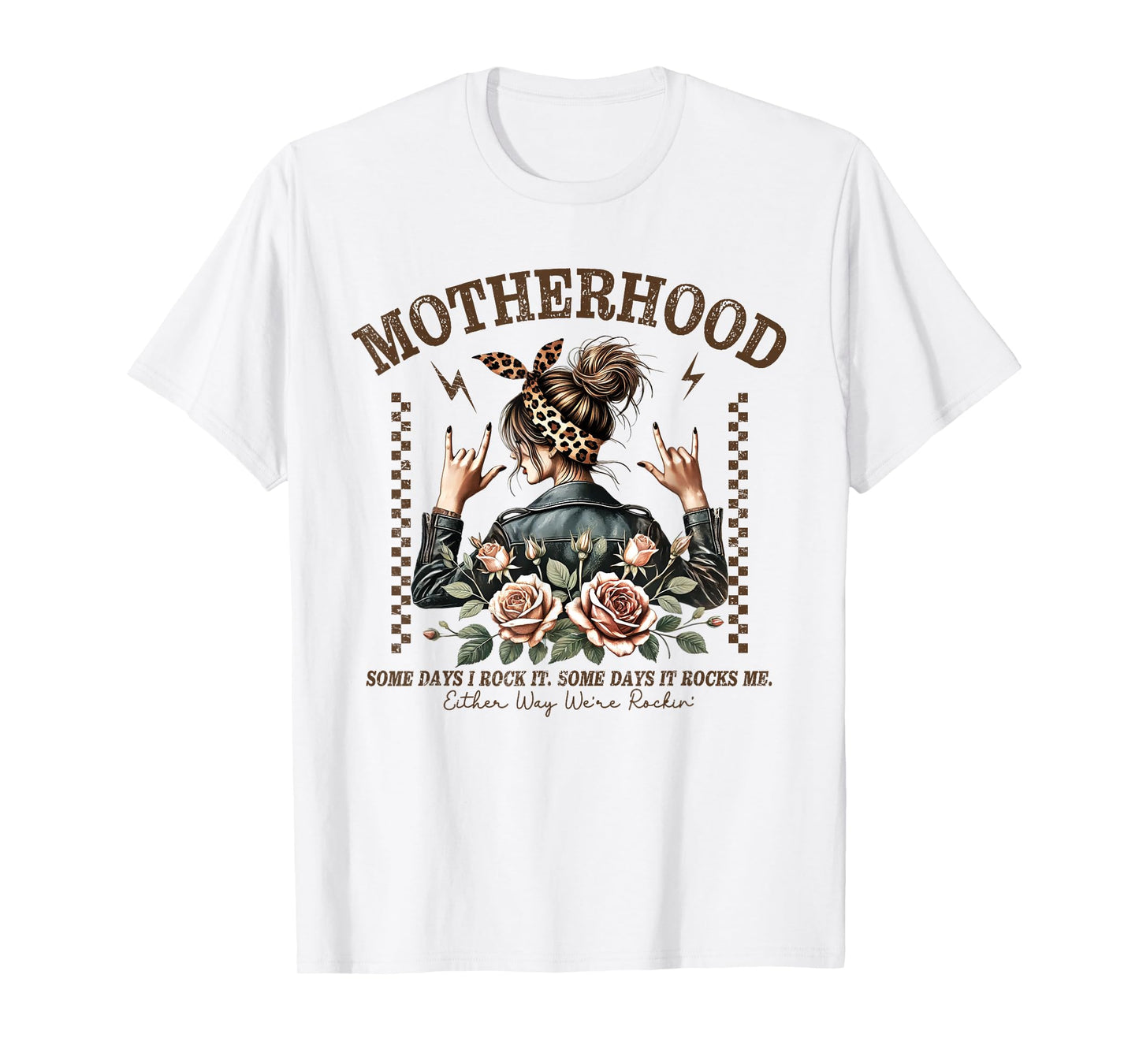 Rocking Motherhood Mom Mother's Day Cool Graphic T-Shirt