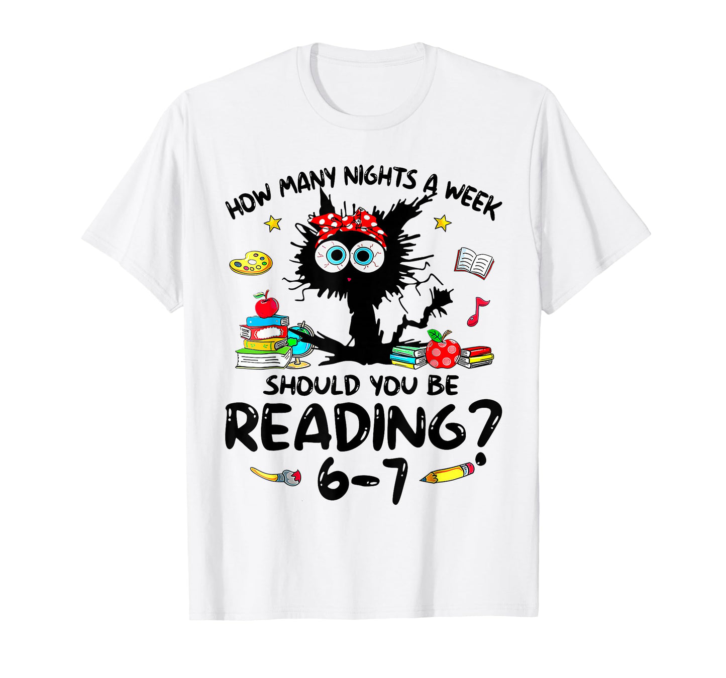 Funny Six Seven 6 7 Meme Teacher Design Reading 6-7 Teacher T-Shirt