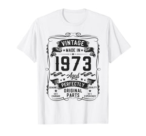 Vintage 1973 53yr 53rd Birthday Gifts for Men 53 Years Old T-Shirt