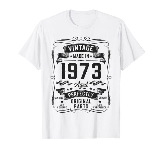 Vintage 1973 53yr 53rd Birthday Gifts for Men 53 Years Old T-Shirt