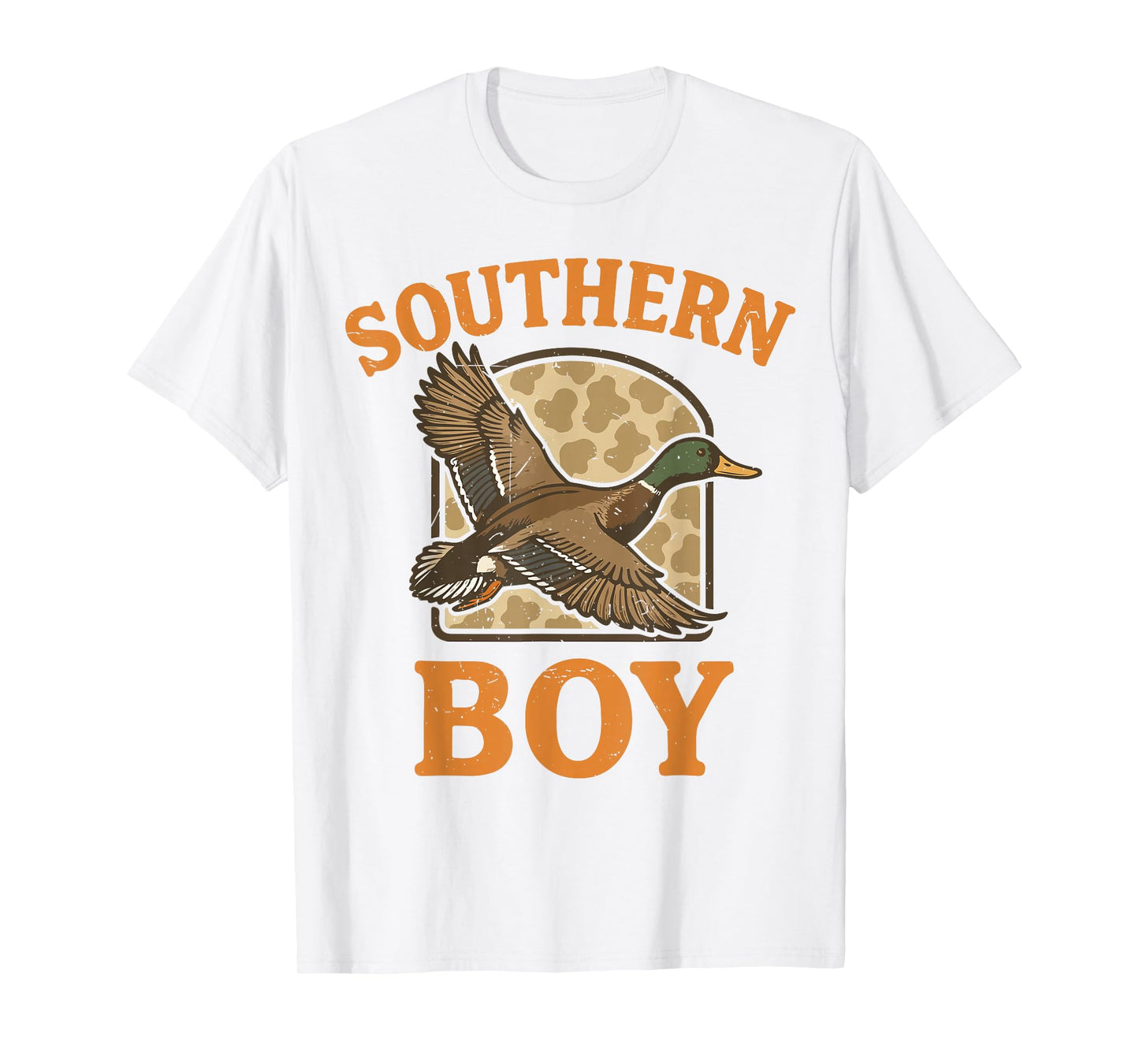 Youth Southern Boy Mallard Duck Hunting Camo Dog Hunter Men T-Shirt