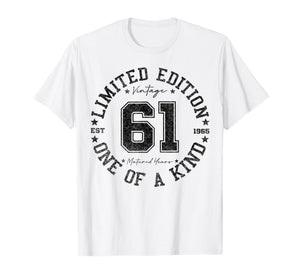 61 Year Old Gifts Vintage 1965 Limited Edition 61st Birthday T-Shirt