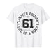 61 Year Old Gifts Vintage 1965 Limited Edition 61st Birthday T-Shirt
