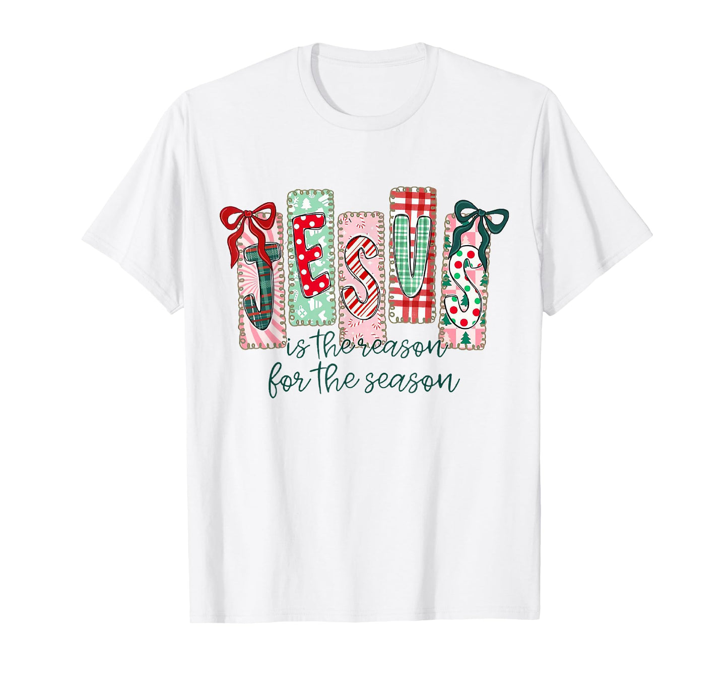 Jesus is The Reason for The Season Christian Christmas T-Shirt
