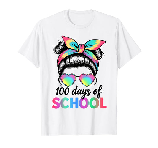 Cute 100 Days of School Girls Kids 100th Day of School T-Shirt