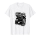 Tortoise Ink Art Grunge Edgy Wildlife Nature Portrait Turtle T-Shirt