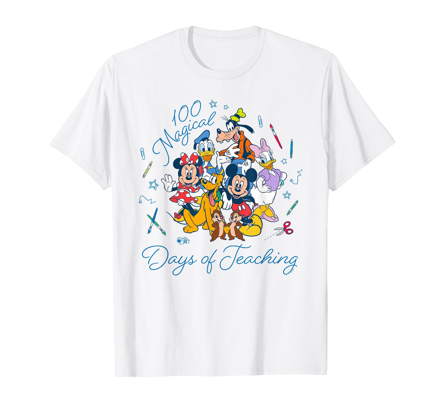 Disney 100 Magical Days of Teaching 100th Day School Teacher T-Shirt