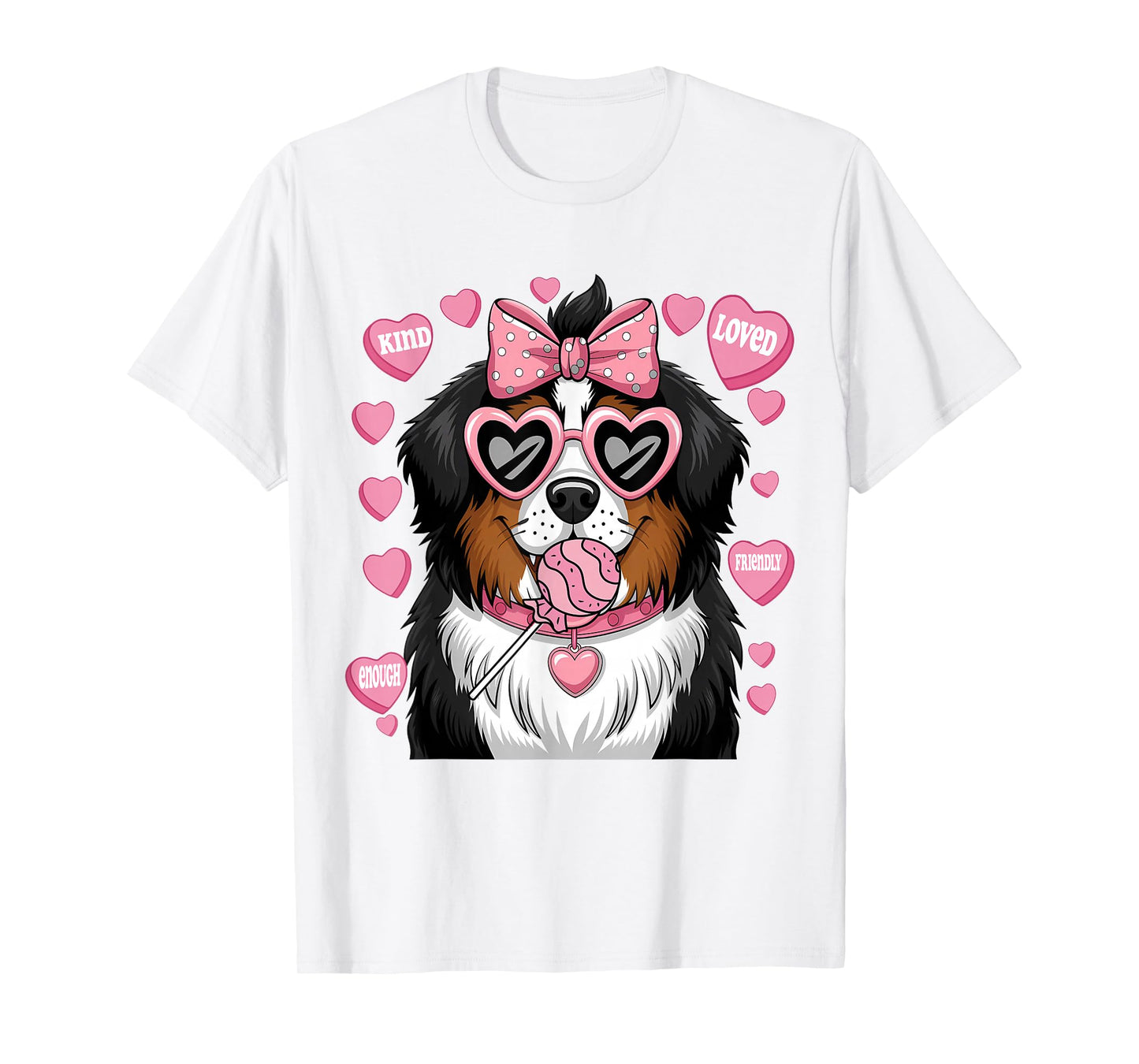 Bernese Mountain Coquette Dog Pet Lover Owner T-Shirt