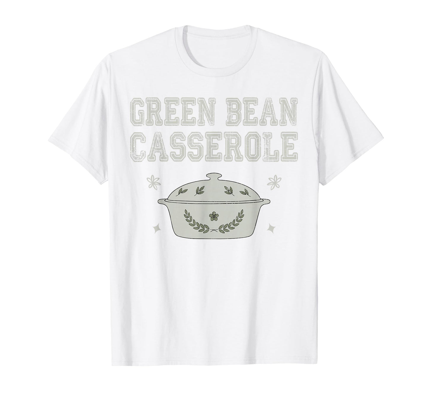 Retro Cooking Thanksgiving Dinner Green Bean Casserole T-Shirt